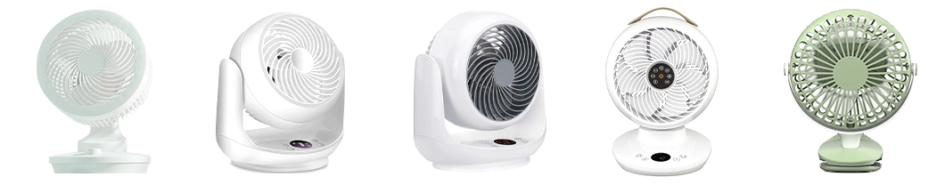 Lower Noise Mini USB Portable Liquid Crystal Display Screen Moisturizing Air Conditioned Room 5 Blade Fans