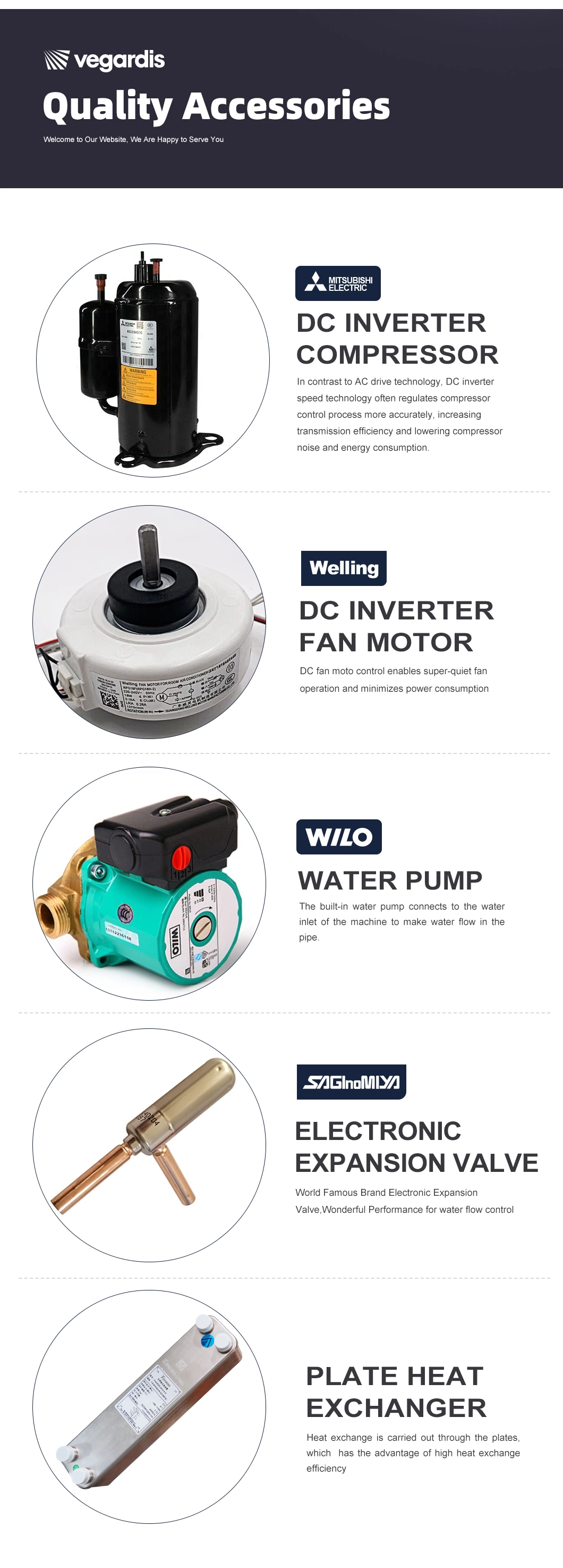 12kw Smart Residential Heating and Cooling Air to Water Heat Pump Water Heater and Space Heating Cooling