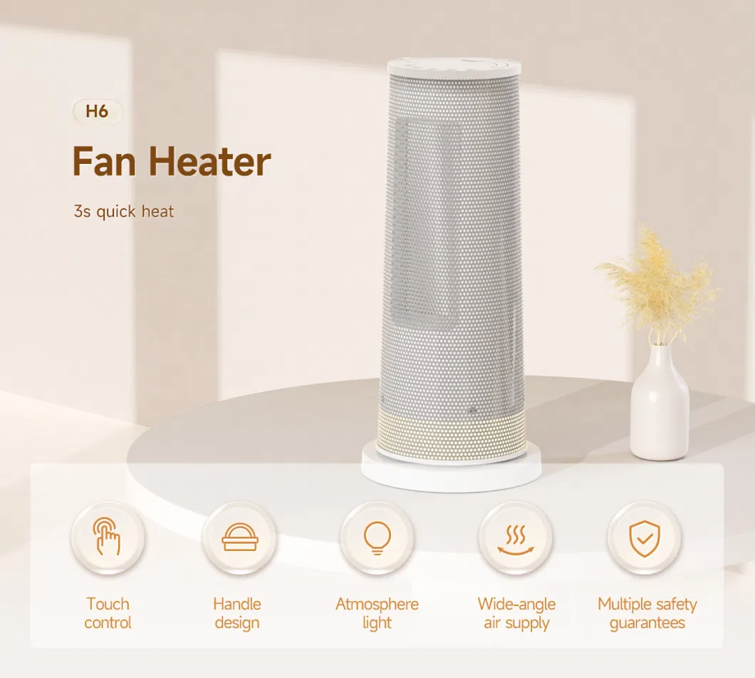 Room Air Ceramic Home Space 2-in-1 Portable Heater and Electric Fan Forced Heaters