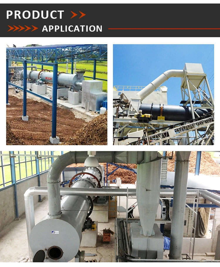 Three Cylinder Rotary Drum Dryer Fly Ash Drying Machine Industrial Dryer Machine Cement Slag Drying Plant