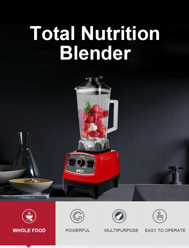 Home Appliances Portable Mixture Silver Crest Commercial Electric Fresh Silent Juicer Smoothie Ice Stand Mixer 2.5L 3L Kitchen Food Milkshake Portable Blender