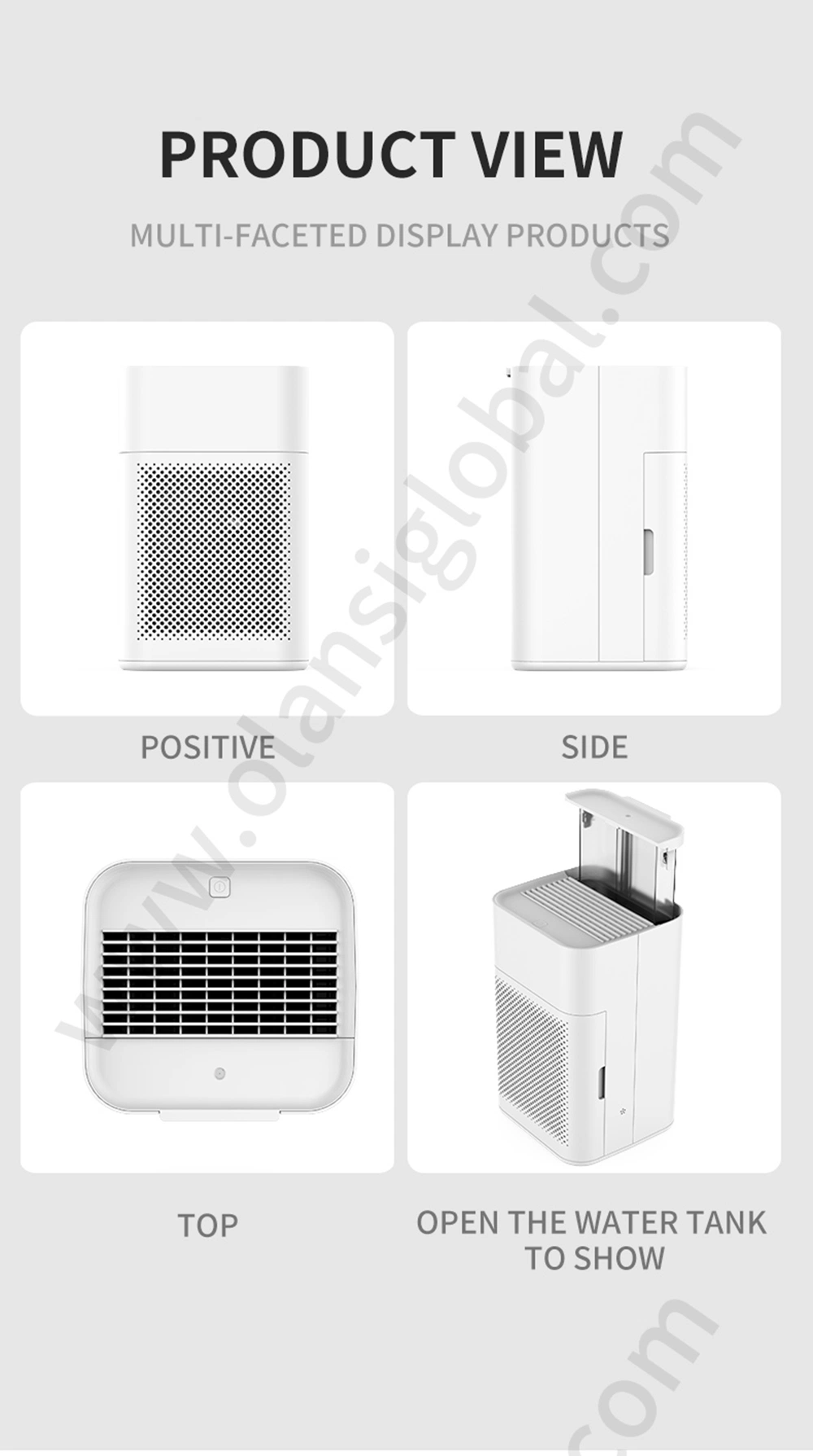 Oalnsi A17A Smart Home Appliances Dust Remove Air Purifier Machine Air Cleaner