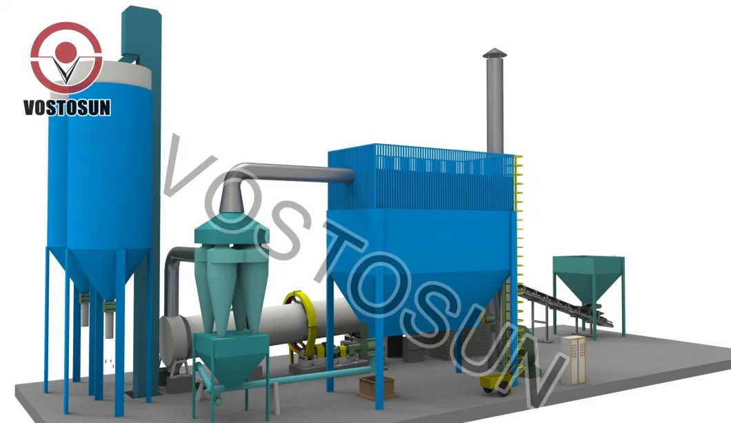 New Technology Coal Slime Rotating Rotary Dryer for Sale