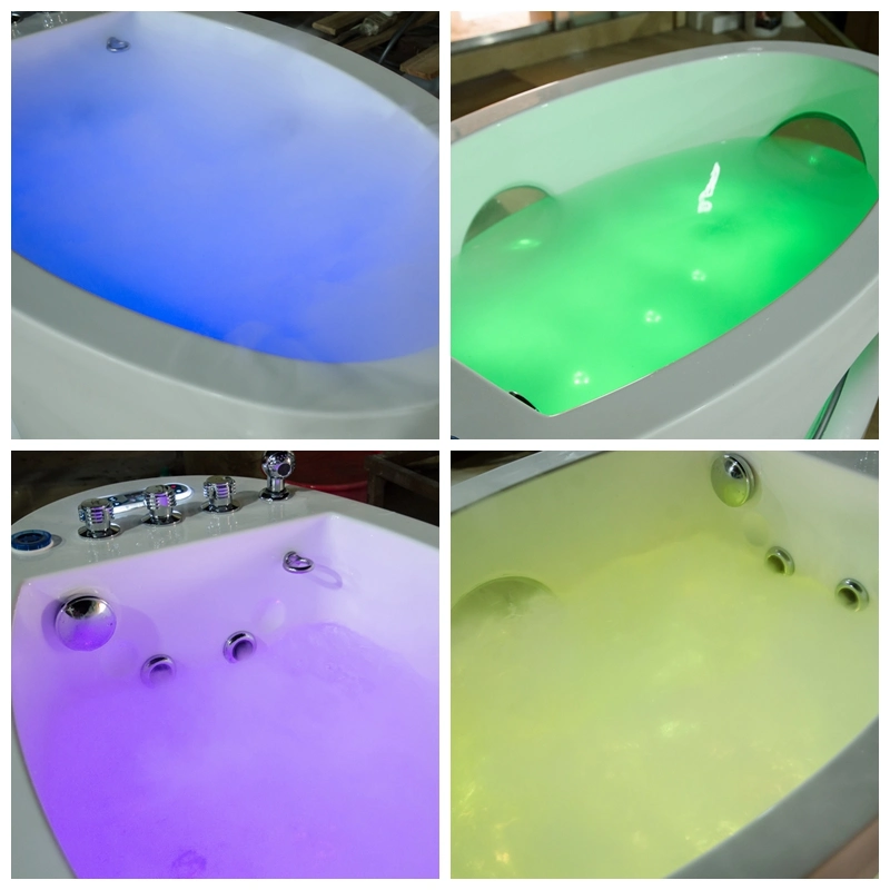 Modern with Colorful Air Jet Bubble Bath Bathtub for Pet