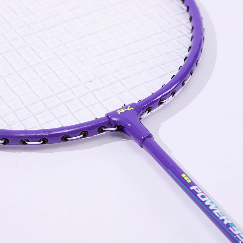 Fuaile Wholesale Sports Iron Alloy Badminton Racket Amateur Racquet OEM Custom Logo