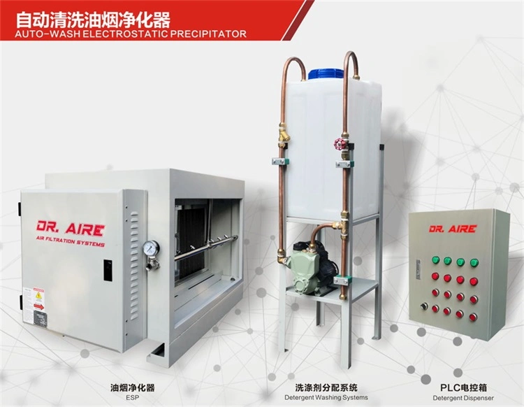 Auto-Wash Smart Electrostatic Precipitator Esp Air Cleaner