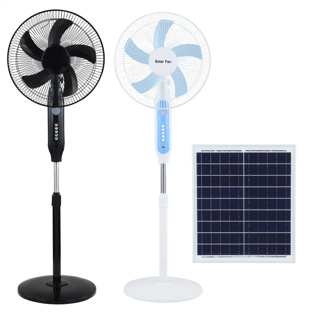 Yaye Solar Mini Fan Factory DC15 High Power Energy Power Rechargeable Desk/Stand/Floor Solar Panel Fans with Remote Controller/ Lithium Battery/1000PCS Stock