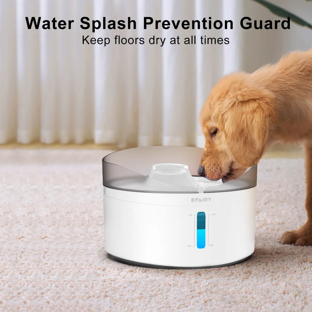 New Design Large Capacity 5L Intelligent Dog Water Fountain Automatic Pet Water Fountain with Controllable LED Water Pump