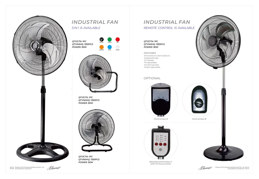 High Speed Heavy Duty Industrial Drum Floor Fan