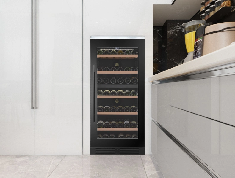 Wall-Mounted Wine Cabinet Adjustable Temperature and Humidity Wine Refrigerator
