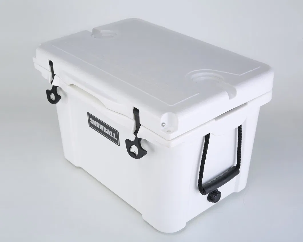 Snowball 35L Food Grade Beer Insulated Ice Box Rotomolded Car Cooler Box Brand Logo for Camping