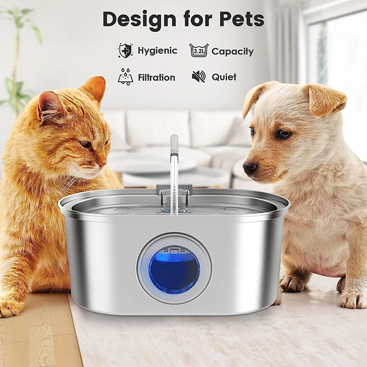 3.2L Cat Water Fountain Large Capacity Smart Pet Water Fountain