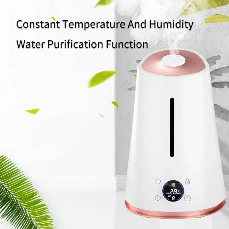 Comfortable Allergy Relief Cool Mist Smart Ultrasonic Humidifier with Humidity Control and Ceramic Filter