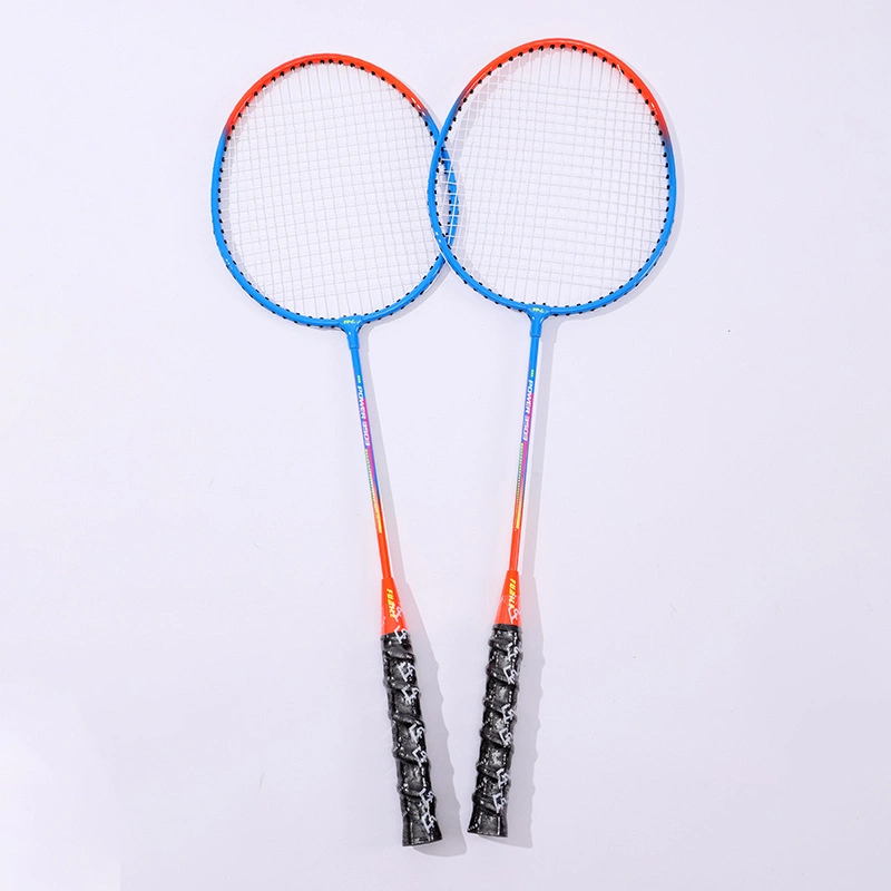 Fuaile Wholesale Sports Iron Alloy Badminton Racket Amateur Racquet OEM Custom Logo