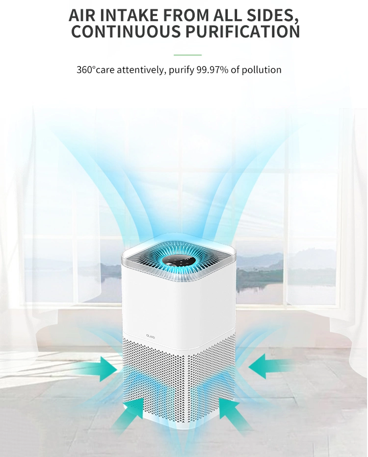 Home Smart Pm2.5 HEPA Office Smoke Anion UV Room Air Cleaner