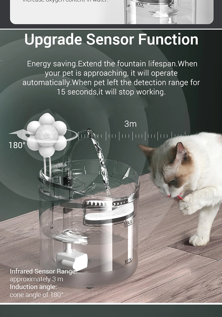 Pet Supply Automatic Circulation Filtration Pets Water Fountain