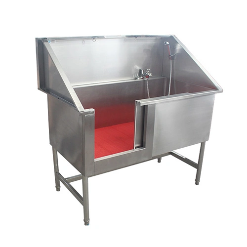 Chinese Manufacturer Veterinary Equipment Stainless Steel Pet Grooming Bathtub SPA Sink