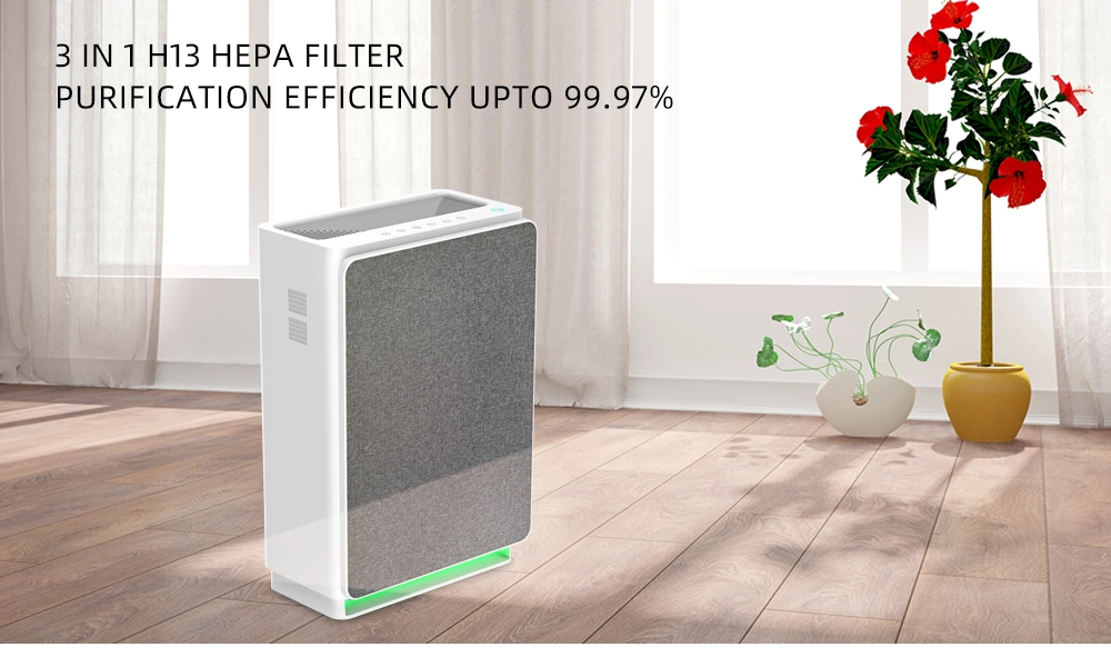 Best UV HEPA Filter Smart 4 Fan Speed Timer Setting Air Purifier for Home Bedroom