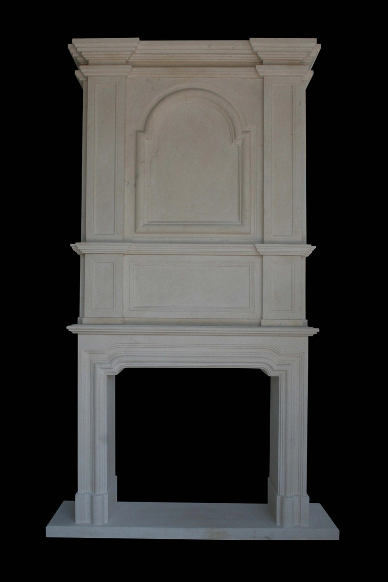 Custom Hand Carved Marble Fireplace Mantels