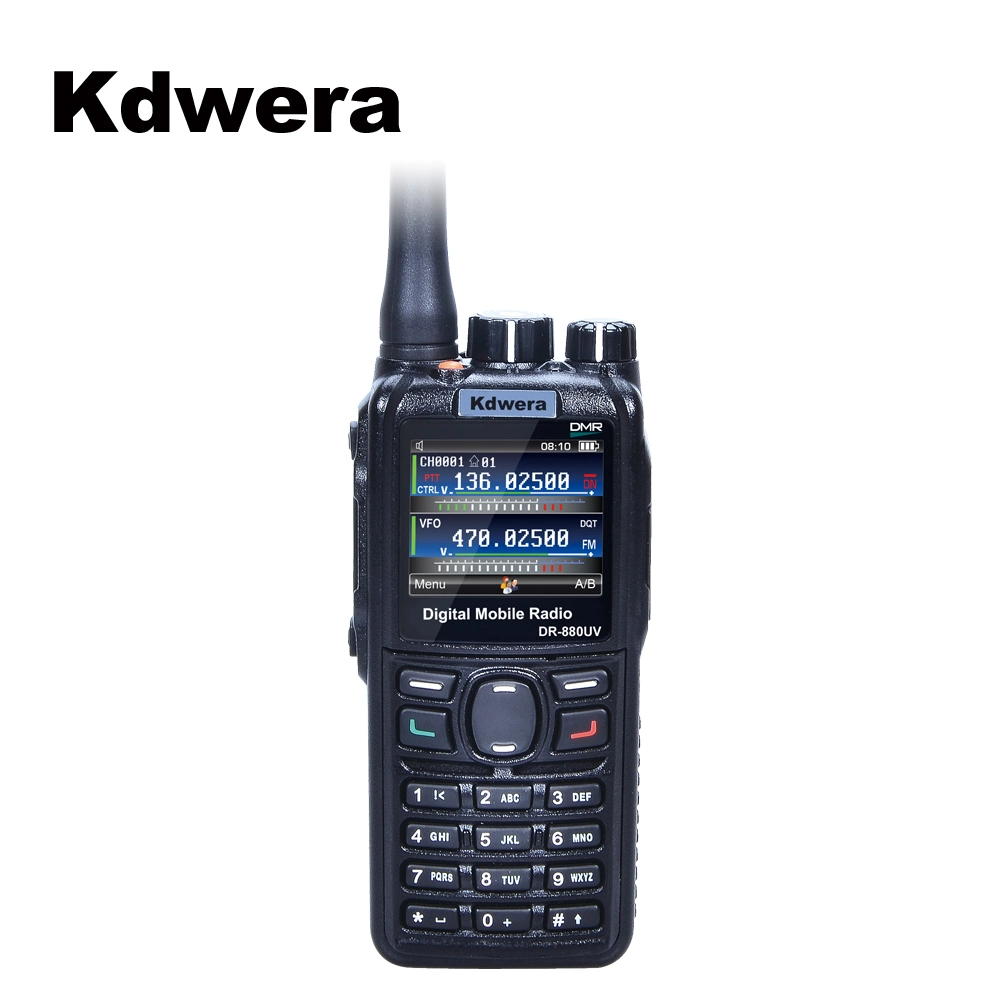 VHF UHF Dmr Cross Band Amateur Radio Dmr Dr-880UV Walkie Talkie