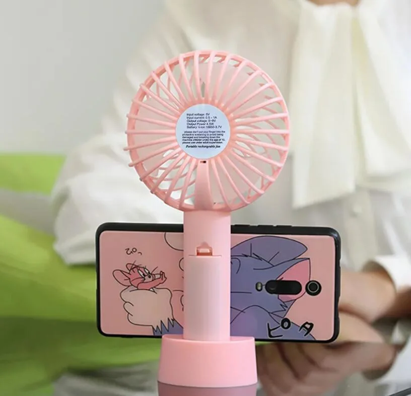 Low Price Portable Hand Fan Mini USB Desk Fan Rechargeable Wedding Fan