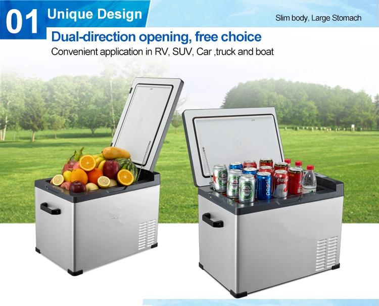 L25 12/24V DC Multi-Usage Portable Mini Refrigerator Car Fridge Freezer