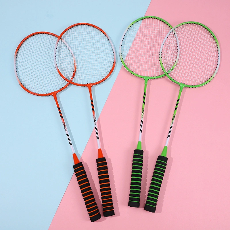 Fuaile Wholesale Iron Alloy Badminton Racket Set Amateur Racket