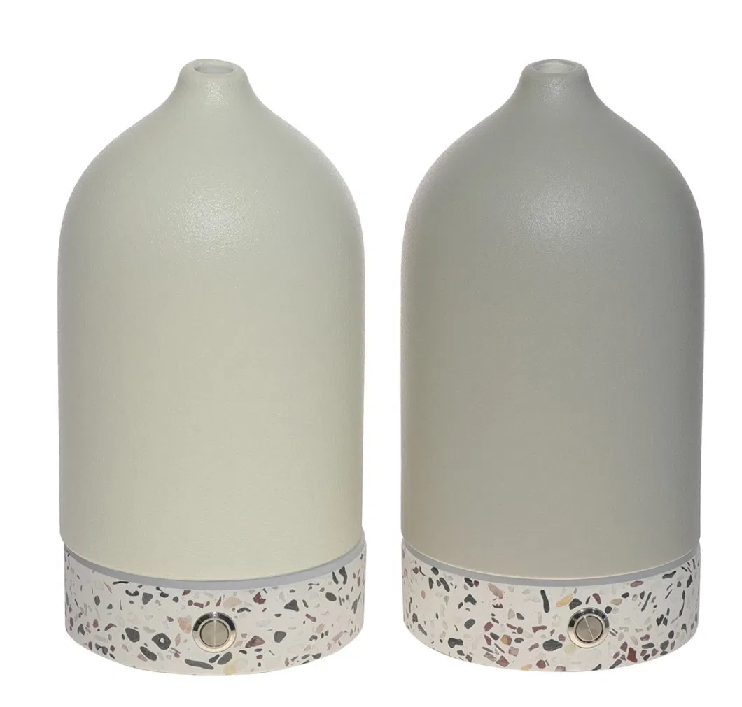 New Launch Terrazzo Base Ceramic Essential Oil Diffuser Ultrasonic Scent Diffuser