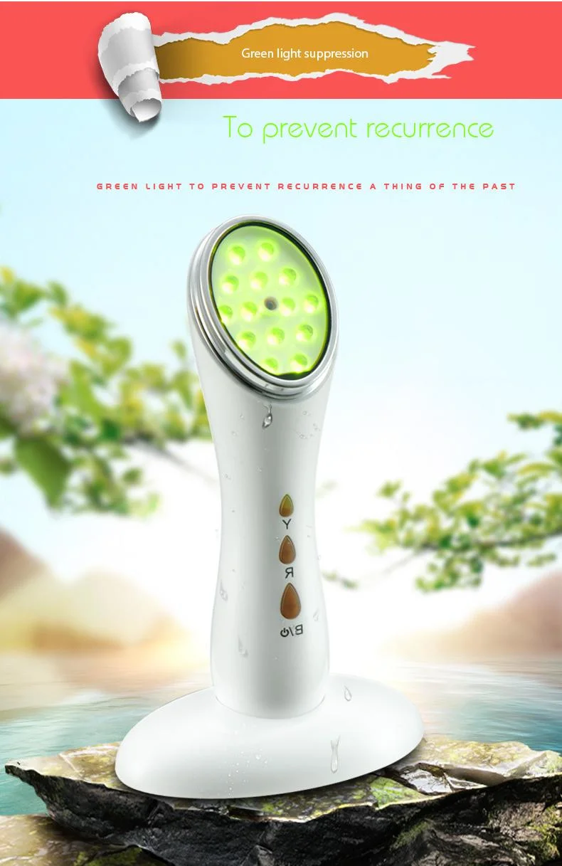 Home Use Handheld Light Therapy Equipment Rejuvenation Heating Acne Removal Device