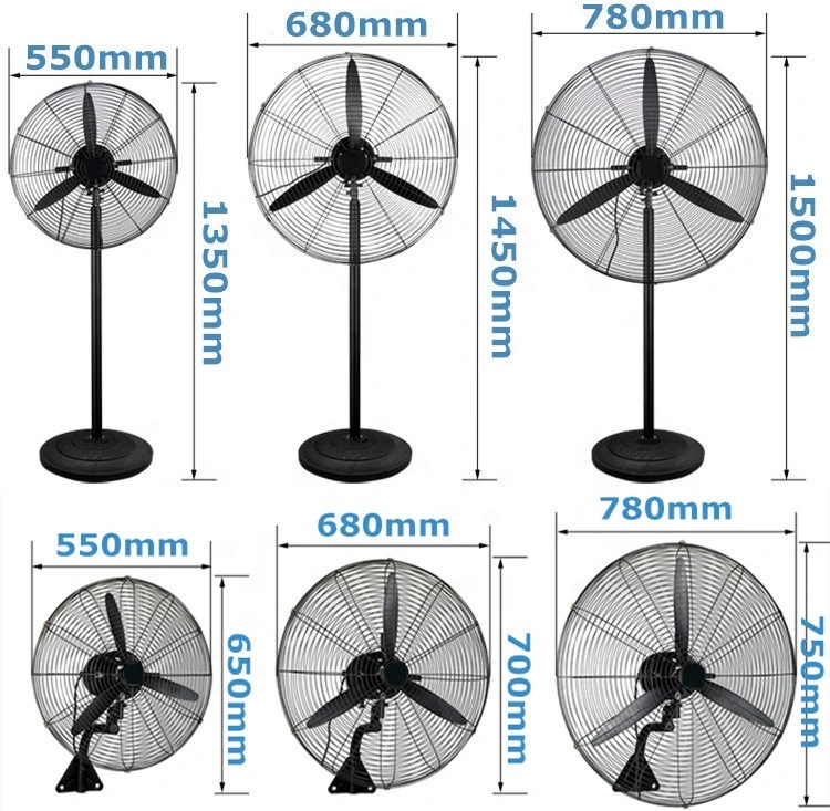 24 Inch 600mm Industrial Floor Drum Fan