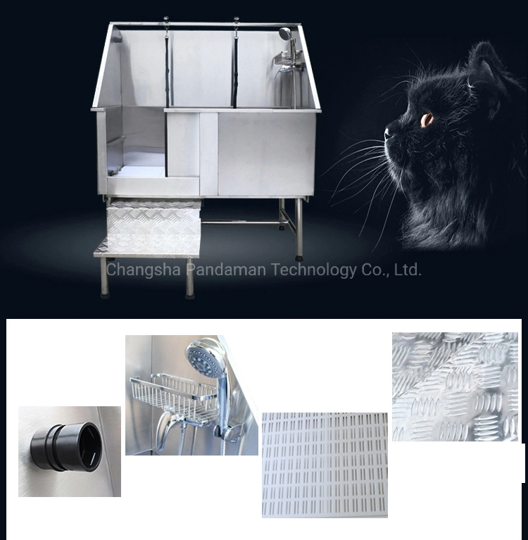 High Quality Stainless Steel Pet Dog Grooming Bathtub with Faucet/Dog Bathtub Grooming Tub