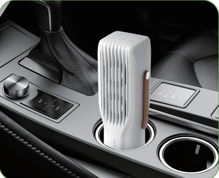 H11 HEPA Filter Carbon Desktop Rechargeable Portable Freshener Car Air Purifier with Negative Ion and Aromatherapy