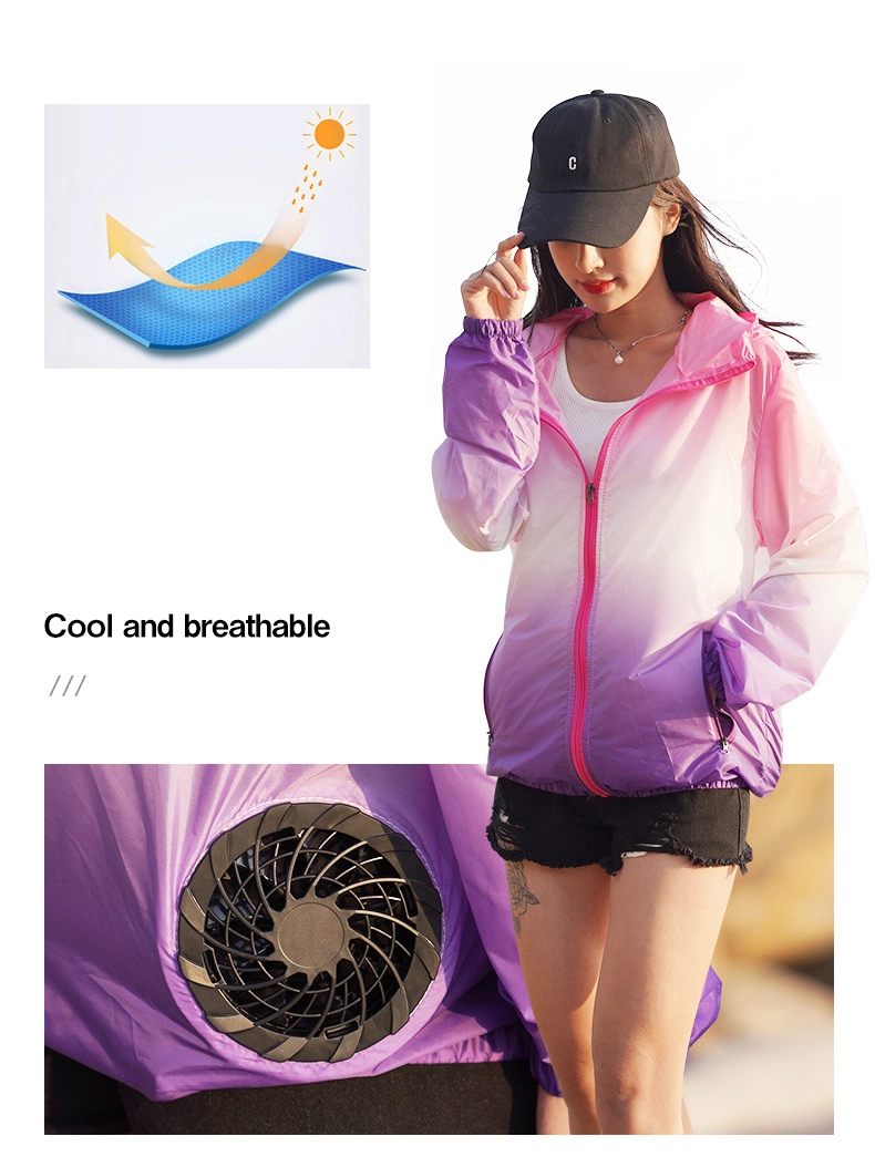 Low Noise Portable Light Weighted Colorful Cooling Air Conditioned Vest