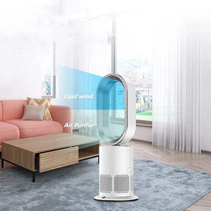 Home Portable HEPA 11 Filter Smart Desktop Fresh Cooling Bladeless Table Fan