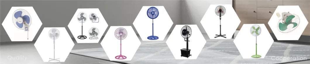 Electrical Wall Fan for Cooling Basic Customization Sample Customization Electric Fan DC Fan Ceiling Fan Electric Fan Pedestal Fan Box Fan Table Fan Wall Fan