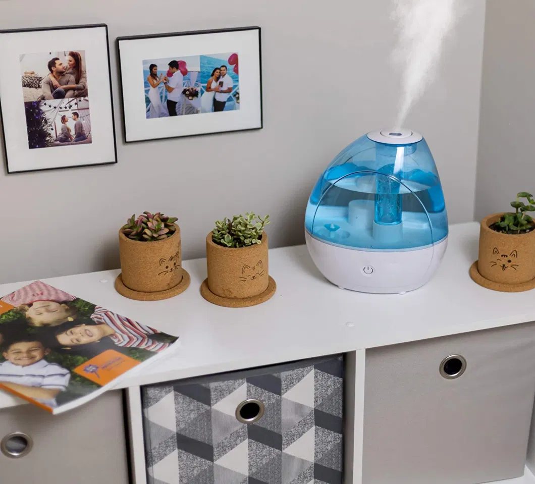 Home Appliance Ultrasonic Fogger Room Sprayer 360&deg; Rotation Nozzle Mist Maker Electric Air Humidifier for Bedroom