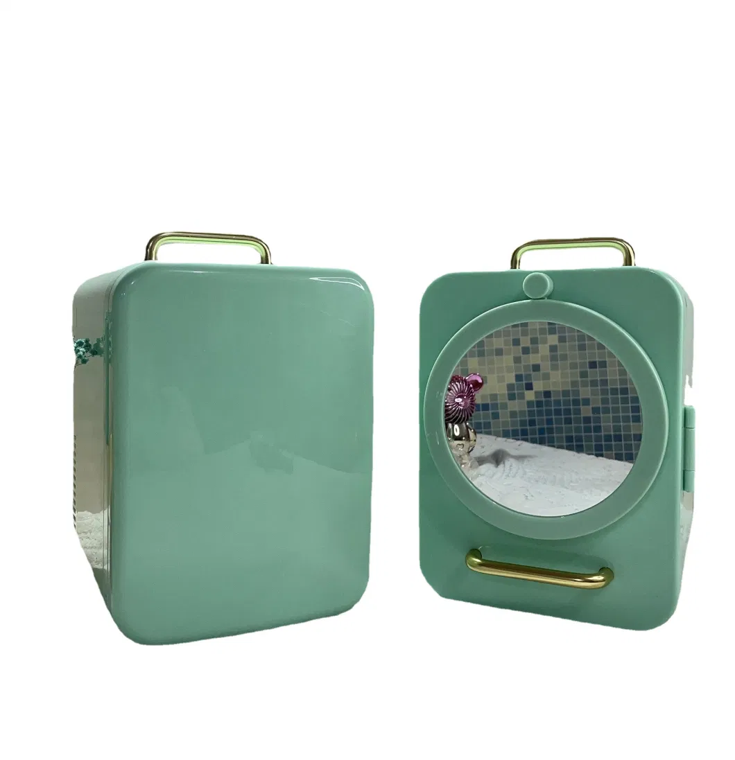 Hot Sale Fashionable 8L Makeup Mirror Car Mini Compact Refrigerator