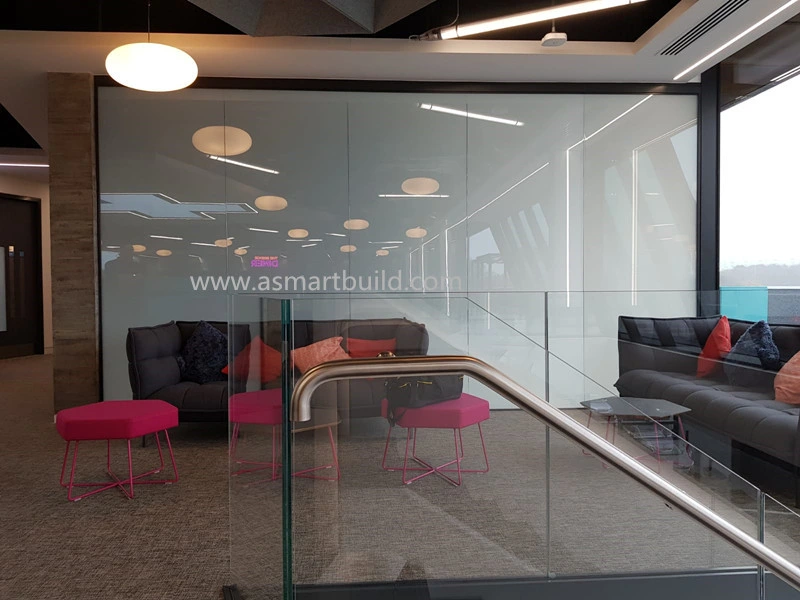 Pdlc Smart Glass for Shower Room Glass Door and Office Partition in Commercial Building