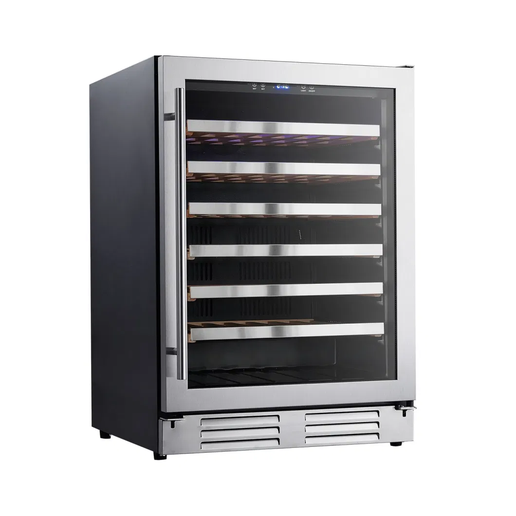 135L 54 Bottles Single Zone Household or Commercial Wine Refrigerator Cooler