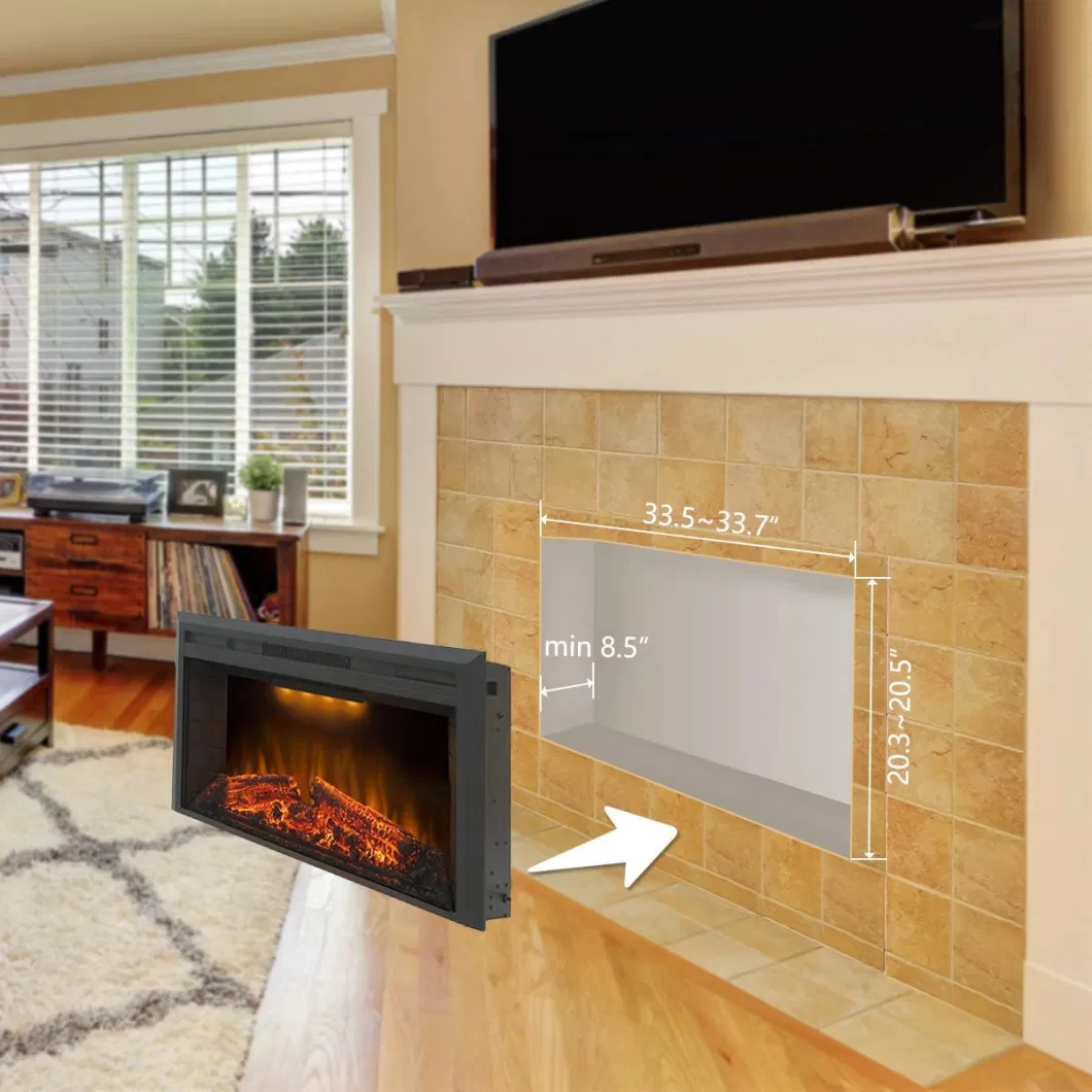 Electric Fireplace and Mantel with High Quality