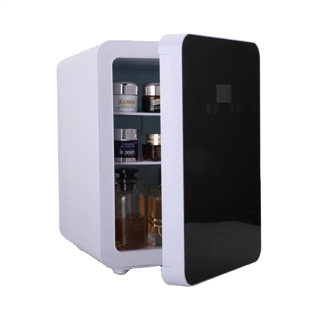 Mini Fridge for Bedroom Desk Portable Cooler Warmer Food Small Fridge AC DC 12V Makeup Cosmetics Home Refrigerator &amp; Freezer