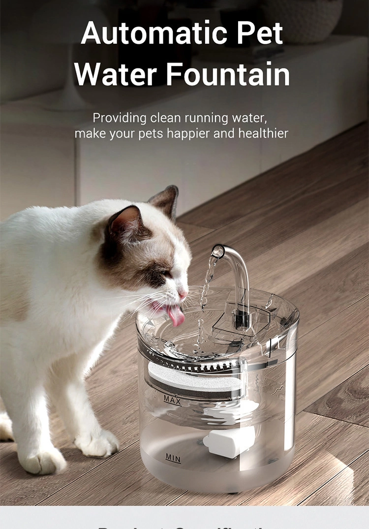 Pet Supply Automatic Circulation Filtration Pets Water Fountain