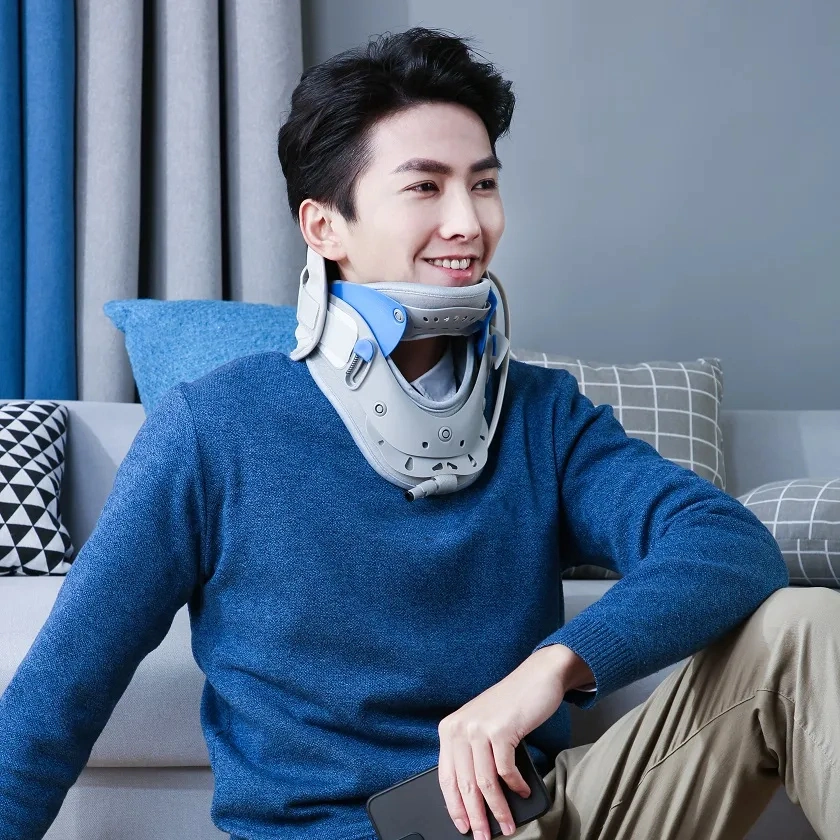 Graphene Heating Manual Neck Shoulder Traction Fixation Support Device