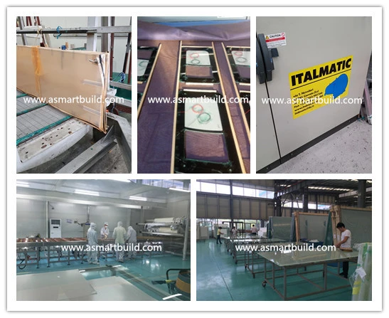 Smart Glass Tempered Laminated Glass for Office Partition with Innovative Building Materials