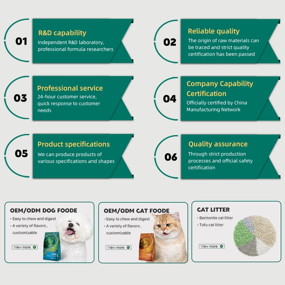 OEM ODM Safe Healthy Organic 100% Natural Pet Food