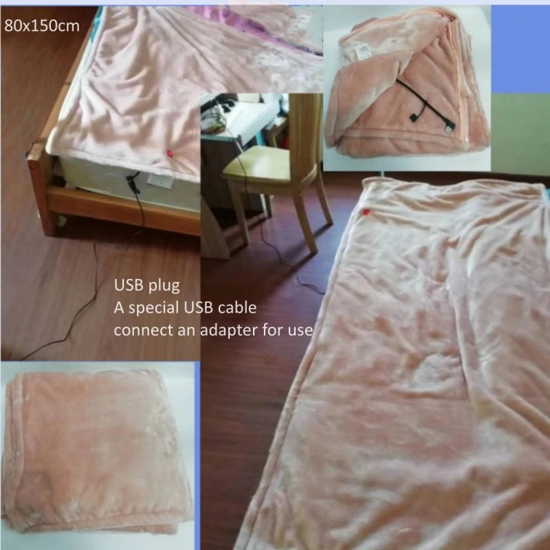 Home Office Shawl Heated Blanket Soft Fleece Blanket Electric Blanket