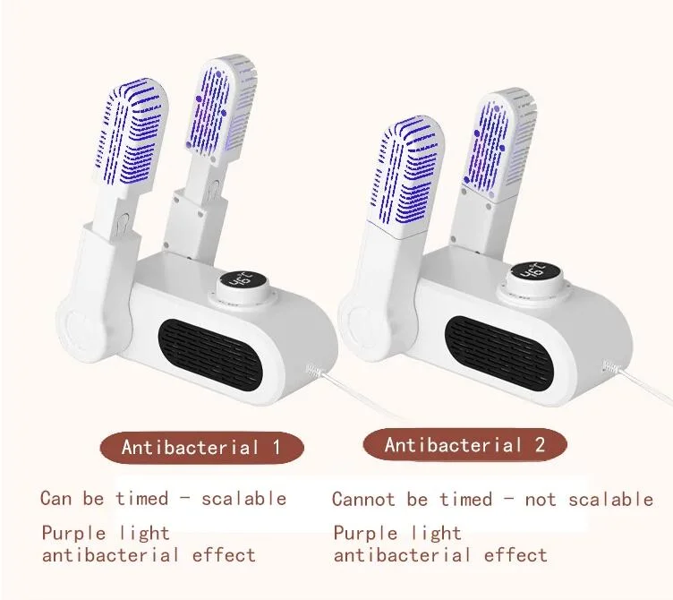 Intelligent Portable Shoe Dryer 816 Multifunction Foldable and Retractable Boot Warmer Sterilize with Timer Electric Dryer