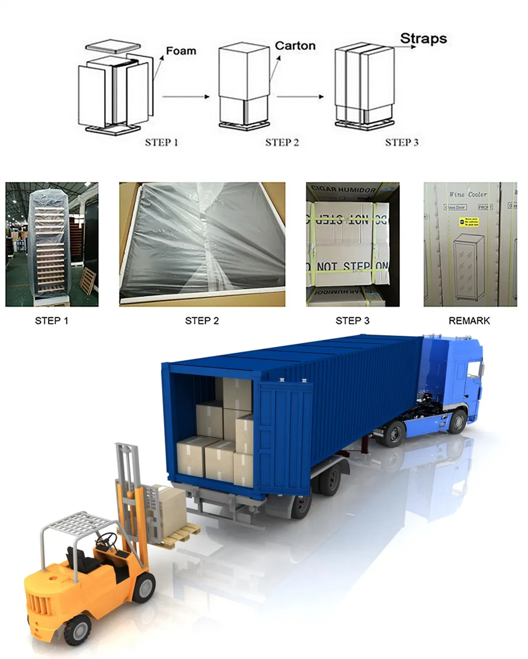 Humidity Control System Inverter Compressor Display Cigar Cabinet