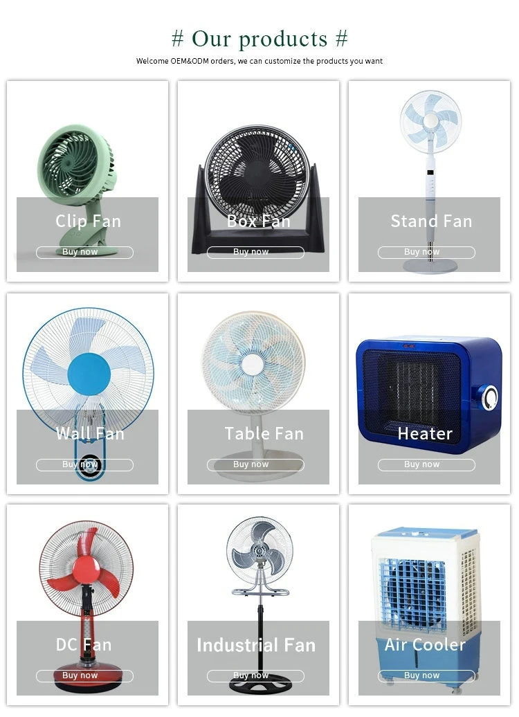 Fashion Design New PP Material Ventilador Fans 220V 16 Inch Electric Stand Fan