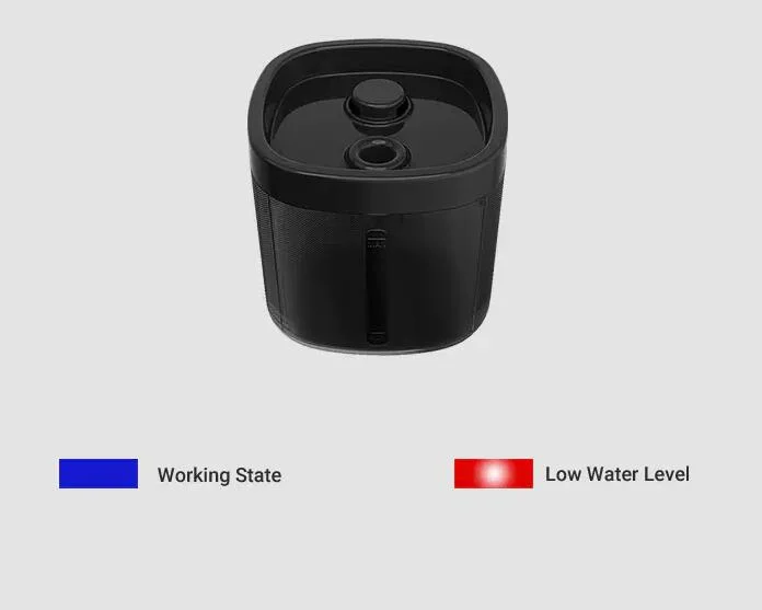 Detachable Design Automatic Black Pet Water Fountain